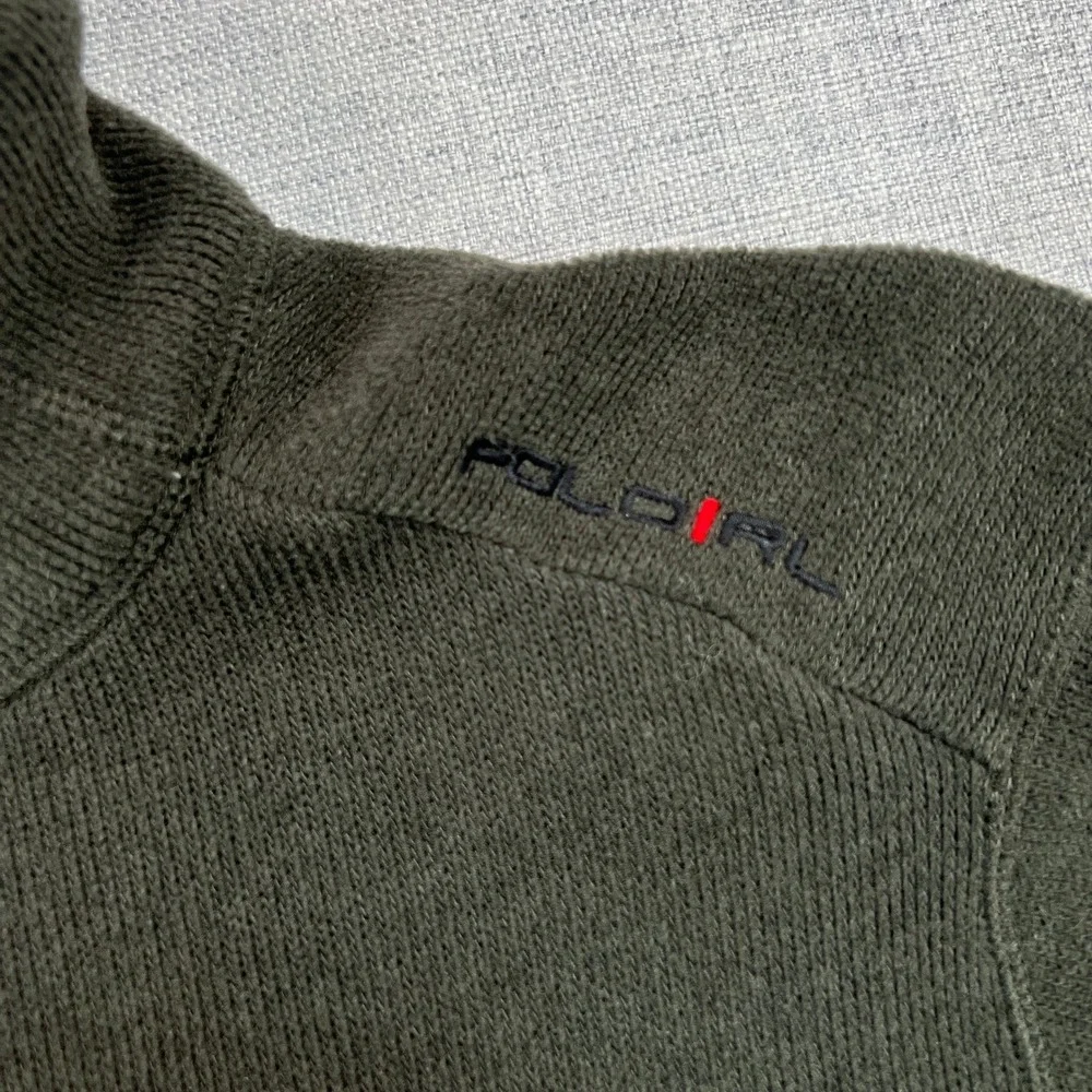 Vintage 90s Polo Ralph Lauren Full Zip Fleece Jacket Gray Men XL Minimalist‎